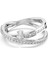 5691231 Swarovski Yüzük Hyperbola:rıng 2 Row Whıte/rhs 55 1