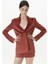 Velvet Kiremit Blazer Ceket 1