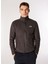 Antrasit Erkek Dik Yaka Basic Polar Sweatshırt D4WM-SWT3994 3