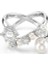 5714376 Swarovski Yüzük Matrıx:rıng Pearl Open Whıte/rhs 60 1