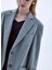 Boxy Yün Blazer Gri 4