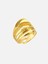 Üçlü Amorf Yüzük Gold 1
