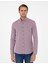 Bordo Slim Fit Uzun Kollu Gömlek 3