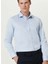Açık Mavi Erkek Gömlek Slim Fit Düz Gömlek 1092990 2