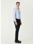 Açık Mavi Erkek Gömlek Slim Fit Düz Gömlek 1092990 3