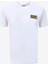 Bisiklet Yaka Beyaz Erkek T-Shirt 3DPT07PJM9Z 1