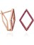 Twin Diamond Shaped Küpe 1