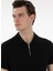 Siyah Erkek Slim Fit Polo T-Shirt Tıssel 2