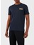 Bisiklet Yaka Lacivert Erkek T-Shirt 3DPT07PJM9Z 1