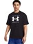 Siyah Erkek Oversize Düz T-Shirt 1389146-001 Ua M Hw Os Branded Ss 1