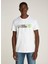 Beyaz Erkek Regular Fit Baskılı T-Shirt J30J326865YAF Cıty Block Tee 1
