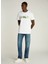 Beyaz Erkek Regular Fit Baskılı T-Shirt J30J326865YAF Cıty Block Tee 2