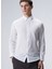 Beyaz Erkek Gömlek Slim Fit Düz Gömlek 1093081 2