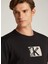 Siyah Erkek T-Shirt J30J327077BEH Small Ck Box Tee 3