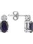 0.11 Karat Safir Taşlı Pırlanta Küpe 2