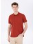 Kiremit Erkek Polo Yaka Basic Polo T-Shirt Nobro K Cepsız 1