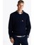 Lacivert Erkek Bisiklet Regular Fit Nakışlı Kazak DM0DM19431C1GTJM Reg Waffle Sweater 1