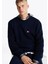 Lacivert Erkek Bisiklet Regular Fit Nakışlı Kazak DM0DM19431C1GTJM Reg Waffle Sweater 2