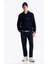 Lacivert Erkek Bisiklet Regular Fit Nakışlı Kazak DM0DM19431C1GTJM Reg Waffle Sweater 3