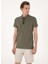 Haki Erkek Slim Fit Polo T-Shirt Feel 3