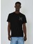 Bisiklet Yaka Siyah Erkek T-Shirt UMP24031TS 3