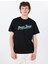 Siyah Erkek Regular Fit Desenli T-Shirt M5GI54K8FQ4JBLK Gj Ss Cn Reg 1981 3