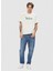 Ekru Erkek Regular Fit Baskılı T-Shirt PM509390 803 Claude 1