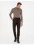 Kahverengi Ex. Slim Fit Kumaş Pantolon 1