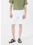 Beyaz Erkek Standart Bermuda Şort Mr Rog Short 3