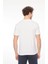 Bisiklet Yaka Beyaz Erkek T-Shirt 6RPT37PJ3BZ1100 5