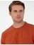 Kiremit Regular Fit Bisiklet Yaka Basic Sweatshirt 2