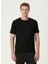 Siyah Erkek Slim Fit Düz T-Shirt 1092954 1