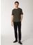 Bisiklet Yaka Haki Erkek T-Shirt 1090400 2