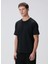 Siyah Erkek Slim Fit T-Shirt 1094075 4
