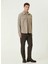 Bej Erkek Gömlek Slim Fit Düz Gömlek 1092014 3