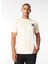 Bisiklet Yaka Kırık Beyaz Erkek T-Shirt UMP24057TS 3
