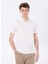 Jakarlı Beyaz Erkek Polo T-Shirt F4SM-TST 0939 3