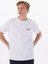 Beyaz Erkek Relaxed Baskılı T-Shirt M5SM-TST1295 1