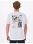 Beyaz Erkek Relaxed Baskılı T-Shirt M5SM-TST1295 5