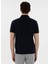 Lacivert Erkek Slim Fit Jakarlı Polo T-Shirt Asır 5