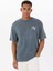 Gmg Fırenze Mavi Erkek Oversize T-Shirt ZR24MSS03051 1