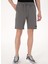 Antrasit Erkek Regular Fit Sweat Şort James-K 2