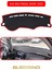 Kia Rio Pride 2005-2011TORPİDO Koruma Halısı Kırmızı Kenar 1