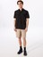 D4SM-GML3229 Siyah Relaxed Fit Düz Erkek Gömlek 2