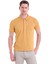 Hardal Regular Fit Düz 100% Pamuklu Polo Yaka Tişört 1
