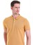 Hardal Regular Fit Düz 100% Pamuklu Polo Yaka Tişört 3