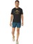 2011C981-001FUJITRAIL Logo Ss Top Siyah Erkek Bisiklet Yaka Regular Fit Baskılı T-Shirt 1