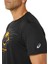 2011C981-001FUJITRAIL Logo Ss Top Siyah Erkek Bisiklet Yaka Regular Fit Baskılı T-Shirt 5