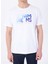 Beyaz Erkek Relaxed Baskılı T-Shirt M5SM-TST1292 4