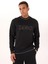 Gmg Fırenze Siyah Erkek Bisiklet Regular Fit Sweatshirt GU25MSS08020 4